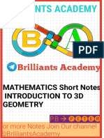 3D Geometry (@BrilliantsAcademy)