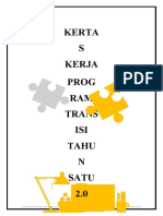 KERTAS KERJA PROGRAM TRANSISI 2023 SK Sebauh