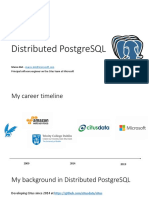 Distributed PostgreSQL