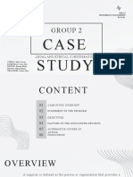 Group 2 CASE STUDY