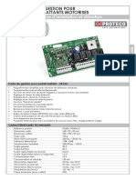 Carte de Gestion Pour Portails Battants Motorises: Notice D'installation Et Utilisation