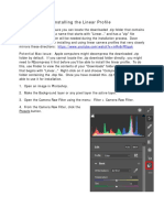 Installing and Using Linear Profiles