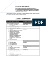 Protocolo de Investigación - Calendario