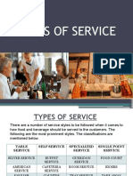 Types of Service