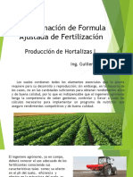 Presentación Determinación de Formula Ajustada de Fertilización