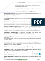 1st Puc Physics Chapter14-Oscillations Notes by U N Swamy