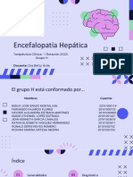 Encefalopatía - Terapéutica 2023