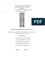 Demanda - Mejor Derecho de Propiedad - P. P. Externa I