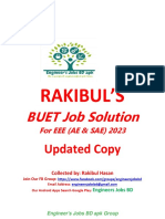 Rakibul's BUET Recent Job Solution 2023