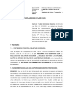 Nulidad de Acto Procesal Antes de Sentencia