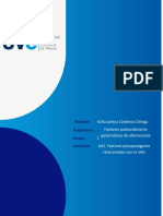 AA1 Factores Psicopatógenos Reacionados Con El Niño