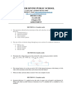 Xii Physics Assignment ch-03