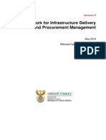 Framework For Infrastructure Delivery and Procurement Management 2019