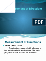 Measurement of Directions