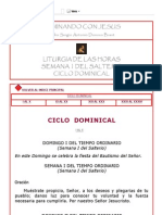 Liturgia de La Horas Ciclo Dominical