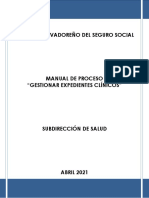 MP Gestionar Expedientes Clínicos Abril 2021 Adenda Junio 2021 Adenda Julio 2022