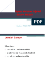 Uji Penetapan Volume Injeksi Dalam Wadah