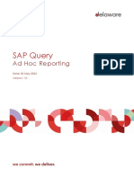 SAP Query User Manual - v1.0