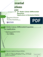 Chapter 2 - 2nd Order Linear Differential Equation With Constant Coefficients - Part 2