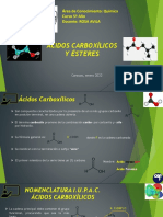 Clase Acidos Carboxilicos y Esteres