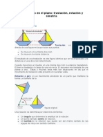 Movimiento en El Plano