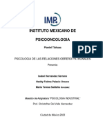 Psicologia de Las Relaciones Obrero Patronales