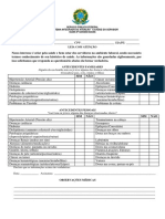 Folha de Antecedentes e Modelo Do Questionário Complementar