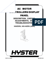 Ac Motor Controllers/Display Panel: Description, Checks, Adjustments, and Troubleshooting