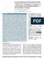 A Study To Assess The Effectiveness of Mindfulness Techniques On Level of Test Anxiety Among The B.SC Nursing Students in Selected College at Chennai