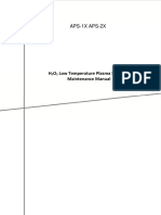 APS-1X 2X H2O2 Plasma Sterilizer Maintenance Manual