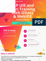 SAP UI5 and Fiori Training