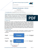 Control System in Mechatronics - A Review: International Journal of Modern Studies in Mechanical Engineering (IJMSME)