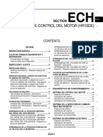 Sistema de Control Del Motor (Hr16De) : Section