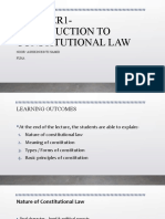 1-Introduction To Constitutional Law