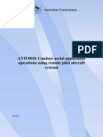 AVIY0026 - R1 Conduct Aerial Application Operations Using Remote Pilot Aircraft Systems