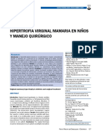 Hipertrofia Virginal Mamaria en Niños Y Manejo Quirúrgico: Case Report