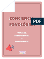 Tarjetas Conciencia Fonologica