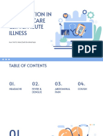 Common Presentation in Primary Care Clinic - Acute Illness