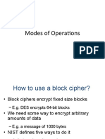 Modes of Operation