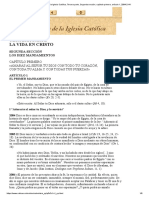 Catecismo de La Iglesia Católica, Tercera Parte, Segunda Sección, Capítulo Primero, Artículo 1, 2084-2141 (Fuente 005)