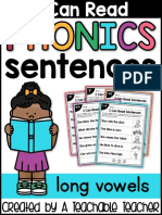 Long Vowel Sentences