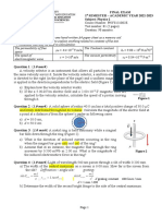 Principles of Physics 2 - 1st Semester - 2022-2023 (Incl Answers)