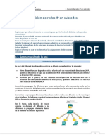 Tema 8 División de Redes IP en Subredes