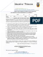 Acta de Compromiso de PPFF