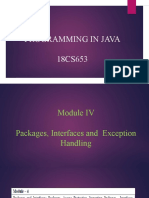 Module-IV Package Interfaces