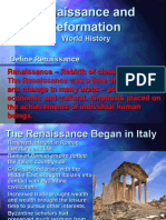 Renaissance and Reformation