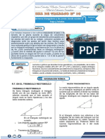 Ficha de Trabajo #17 Triangulos Notables - Razones Trigonometricas