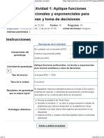 (APEB2-20 - ) Actividad 1 Aplique Funciones Polinomiales, Racionales y Exponenciales para Resolver Problemas y Toma de Decisiones MATEMATICA BASICA2