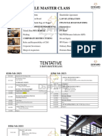 Tentative Program Masterclass Road 2ipo Bursa