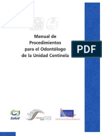 Manual Proc Odontologo Unid Centinela SIVEPAB